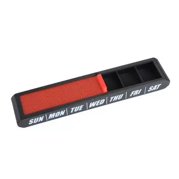 Выдвижной еженедельный ящик для хранения, напечатанный на 3D-принтере One Size красный