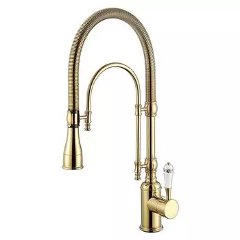 Выдвижной кухонный кран Золотой кухонный смеситель для раковины Смеситель для кухни Высокое качество Total Brass кухонный кран туалетный кран кран для раковины золотой