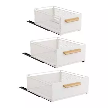 Выдвижной органайзер для шкафа Выдвижной ящик для хранения инструментов кухонного шкафа S
