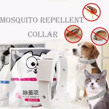 Выдвижной ошейник для дегельминтизации собак и кошек, защита от блох и клещей, репеллент от комаров, ошейник для кошек, собак, товары для домашних животных