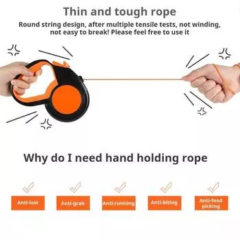 Выдвижной поводок для домашних животных, светоотражающий поводок для дрессировки собак, поводок для прогулок с нескользящей ручкой 3M зелёный