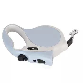 Выдвижной поводок для собак, безопасная эргономичная ручка, автоматический трос для вытягивания домашних животных с фонариком для щенка