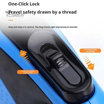 Выдвижной поводок для собак со светодиодной подсветкой, прочный поводок для прогулок с дозатором для фекалий, тормоз с одной кнопкой и замком, поводок для дрессировки больших собак 5m белый