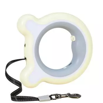 Выдвижной поводок, освещение, товары для домашних животных, поводок для собак, автоматический телескопический тяговый канат для домашних животных, выдвижной поводок розовый