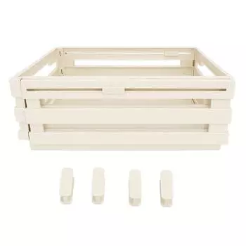 Выдвижной ящик для хранения PP штабелируемый ящик для хранения всякой всячины кладовая органайзер контейнер коробка для белый