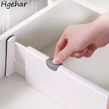 Выдвижной разделитель ящиков Пластиковый регулируемый утолщенный без перфорации для домашнего белья и носков Сетка для хранения вагонка Портативный простой