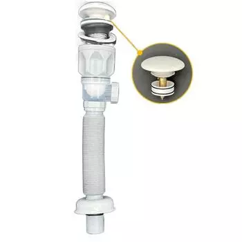 Выдвижной слив для раковины, слив для канализации против запаха, слив для кухонной раковины, дом Ceramic Bounce PC Basket