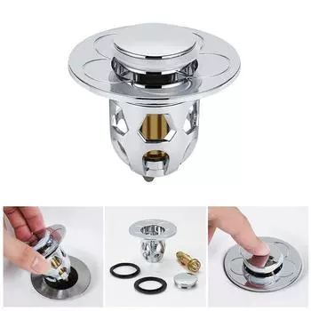 Выдвижной сливной фильтр для раковины, ванная комната, душевая раковина, фильтр-заглушка, ловушка для волос, пробка для ванны, пробка для ванны белый