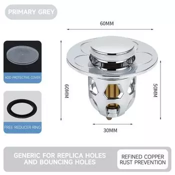Выдвижной сливной фильтр для раковины, ванная комната, душевая раковина, фильтр-заглушка, ловушка для волос, пробка для ванны, пробка для ванны белый