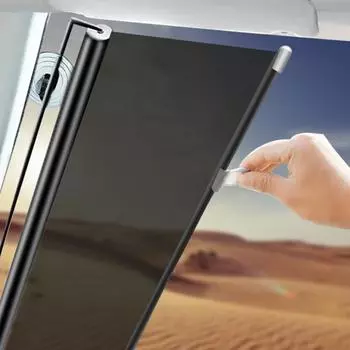 Выдвижной солнцезащитный козырек для переднего окна грузовика, рулонные шторы, передние/задние жалюзи, аксессуары для салона автомобиля, солнцезащитный козырек от УФ-излучения