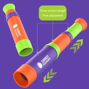 Выдвижной телескоп Ручной монокулярный телескоп Легкий детский телескоп Походный телескоп для кемпинга Детские подарки