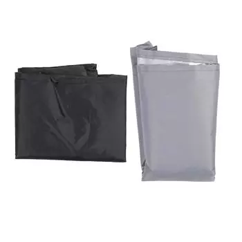 Выдвижной тентовый тент, водо- и пыленепроницаемый защитный чехол для открытого патио-балкона Black 2m / 6.6ft