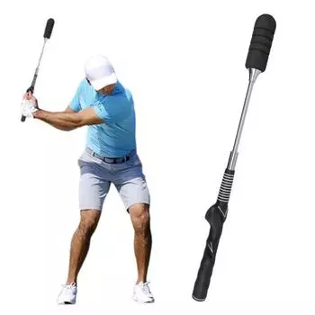 Выдвижной тренажер для гольфа Swing Training Correct Hand Standing с кнопкой