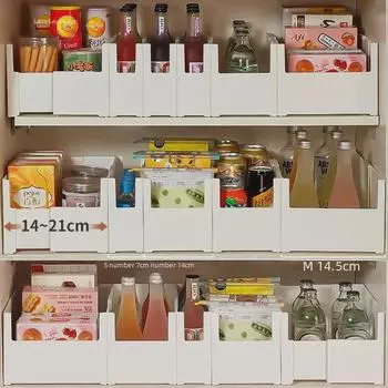 Выдвижной угловой кухонный ящик для хранения: Узкий пластиковый органайзер для всякой всячины