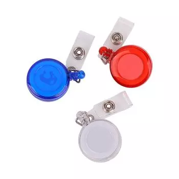 Выдвижной зажим для удостоверения личности, бейдж, ремешок, держатель для ключа, зажим для ремня, прозрачная катушка с катушкой разноцветный