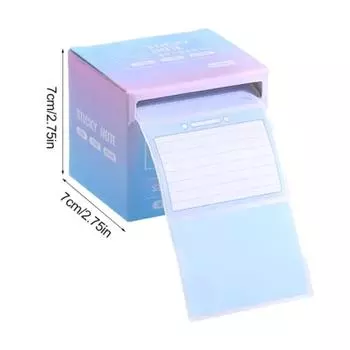 Выдвижные липкие заметки, рулон бумаги для заметок, съемная выдвижная коробка для заметок, небольшой блокнот для записей, заметки для рисования, студентов, учителей as the picture