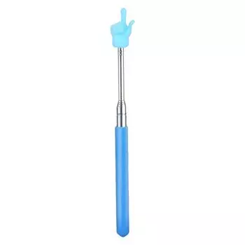 Выдвижные обучающие указки, гибкие, из нержавеющей стали, для детей, палочка для чтения с пальца