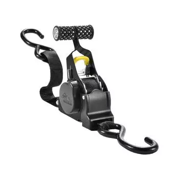 Выдвижные ремни с храповым механизмом, ремни для крепления багажа, автоматически выдвижные ремни с храповым механизмом, выдвижной ремень с храповым механизмом для крепления груза чёрный