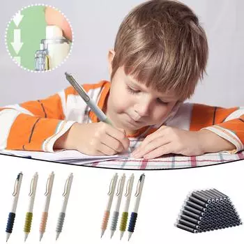 Выдвижные ручки, Ручка Выдвижная ручка для школы и офиса, Многоразовая мягкая ручка Cloud Grip Brush, 450 мл One Size