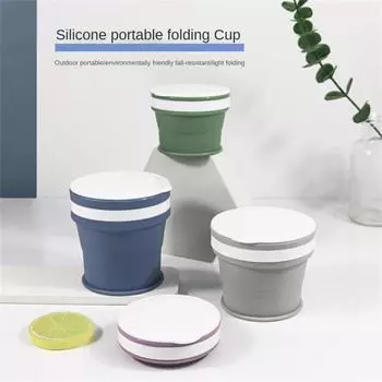 Выдвижные складные чашки для воды, телескопические складные дорожные складные чашки, спортивные чашки для отдыха на природе, посуда для напитков, дорожные кружки CHINA
