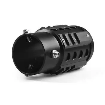 Выхлопная система с алюминиевой насадкой глушителя для автомобиля, универсальная прямая декоративная гранатовая выхлопная труба, глушители