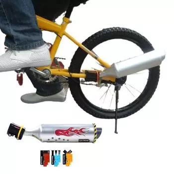 Выхлопная труба велосипеда с 6 звуковыми эффектами MTB Road Mountain Bike Sound Maker