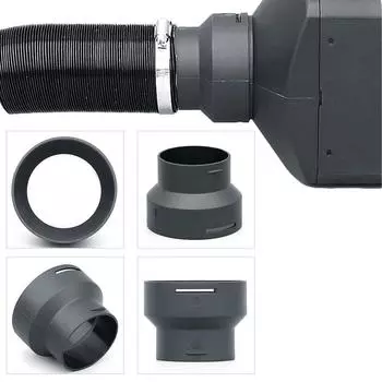 Выход воздуха для стояночного отопителя Соединитель выхлопной трубы дизельного отопителя 75 мм на 60 мм Воздуховоды выхлопной трубы стояночного отопителя Соединения сильфонов United States