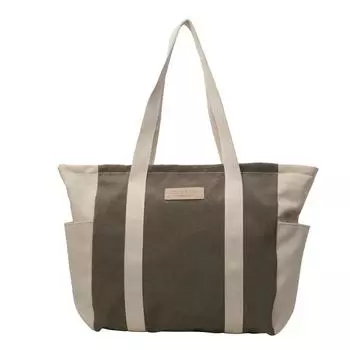 Выходная легкая сумка женская сумка большой емкости сумка-тоут модная повседневная контрастного цвета сумка через плечо сумка для репетиторства чёрный