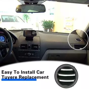 Выходная решетка вентиляционного отверстия переменного тока, износостойкая, устойчивая к царапинам, простая установка, замена вентиляционной решетки Right коричневый