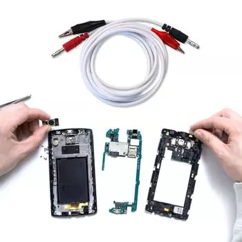 Выходной кабель блока питания, соединительная линия 10А, разъем типа «банан», зажим типа «крокодил» для ремонта мобильных телефонов