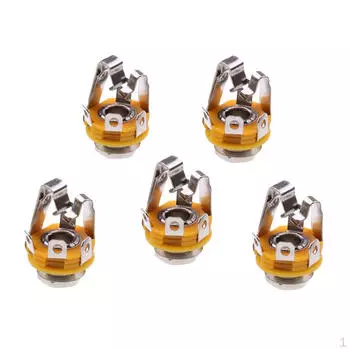 Выходной разъем входного музыкального оборудования 5x1/4 6,35 мм для гитары