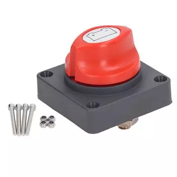 Выключатель аккумулятора, без утечки тока, изолятор отключения питания 12 В 24 В 48 В, аксессуар для автомобиля, лодки