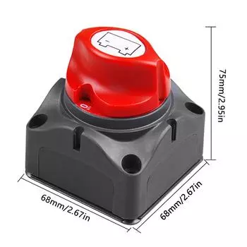 Выключатель аккумулятора, выключатель питания, поворотный разъединитель аккумулятора для автомобиля, морской лодки