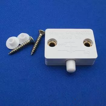 Выключатель автоматического сброса освещения шкафа в шкафу Переключатель управления дверью домашнего шкафа чёрный