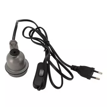 Выключатель лампы для обогрева рептилий с сетевым шнуром и держателем лампы для брудера Аксессуары для лампы для обогрева