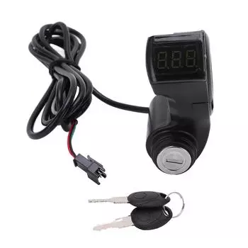 Выключатель питания электрического скутера в сборе с цифровым дисплеем напряжения Аксессуары для скутера