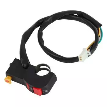 Выключатель противотуманных фар 78 Кнопка включения/выключения фары, клаксон, выключатель зажигания, двигатель мотоцикла