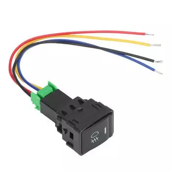 Выключатель противотуманных фар с зарезервированным отверстием, устойчивый к нагреванию, 5 контактов, выключатель противотуманных фар для транспортных средств 40A 12V