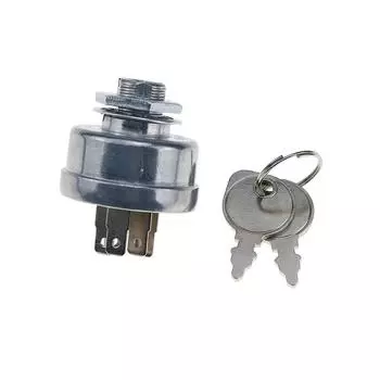 Выключатель стартера зажигания с 2 ключами 103990 для газонокосилки-трактора Toro