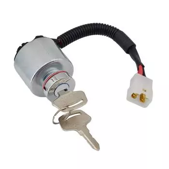 Выключатель зажигания с 2 ключами для Kubota TG1860G ZD18 ZD18F ZD21 ZD21F 66101-55200