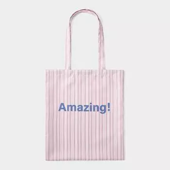 Выкройка сумки-тоут с надписью GU by Uniqlo