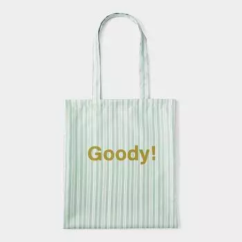 Выкройка сумки-тоут с надписью GU by Uniqlo