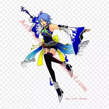 Вымышленный персонаж Kingdom Ii Kingdom Final Термопереносная печать виниловые нашивки Наклейка для одежды Аппликации своими руками Моющиеся нашивки