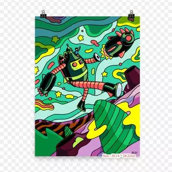 Вымышленный персонаж Плакат Термоперенос Печать Виниловые Заплатки Наклейка для Одежды Аппликации Сделай Сам Моющиеся Заплатки