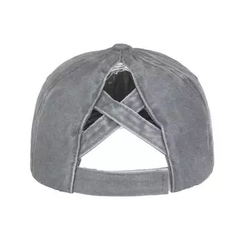 Вымытая и старая легкая версия бейсбольной кепки с одним перекрестным хвостом, кепка-бандаж, кепка-бандаж, шляпа от солнца зелёный
