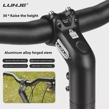 «Вынос руля для шоссейного велосипеда LUNJE из алюминиевого сплава, 3D-кованый, 31,8x60 мм, усиленная цельная конструкция»