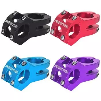 Вынос велосипеда 25,4 мм из алюминиевого сплава, вынос шоссейного велосипеда, вынос руля велосипеда MTB для большинства велосипедов, шоссейных велосипедов, MTB BMX Fixie Gear чёрный