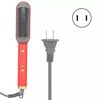 Выпрямитель для волос AntiScald, быстрый нагрев, выпрямление волос, щетка, расческа для домашнего профессионального салона