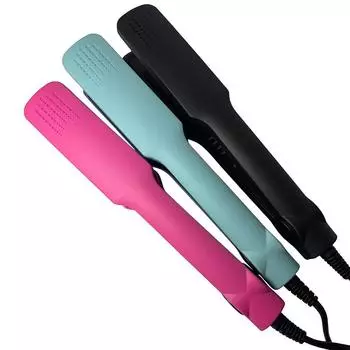 Выпрямитель для волос, для сухих и влажных волос, насадка для выпрямления волос, цифровой дисплей, тип с отрицательными ионами, воздушные челки, вьющиеся волосы, прямые волосы US