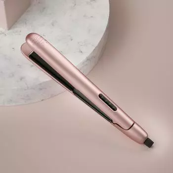 Выпрямитель для волос ENCHEN Enrollor Hair Straightener 2 в 1, выпрямитель для волос и щипцы для завивки с быстрым нагревом в течение 30 секунд розовый